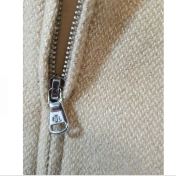 Ralph Lauren Wool Blazer w/ suede buckle collar/ elbow patches Jacket - Picture 8 of 12